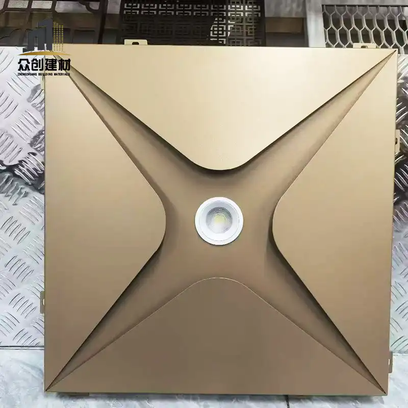 Petal-Shaped Aluminum Ceiling Panel